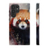 Red Panda in Watercolor - Impact Resistant Phone Case Samsung Galaxy S22 Ultra Glossy